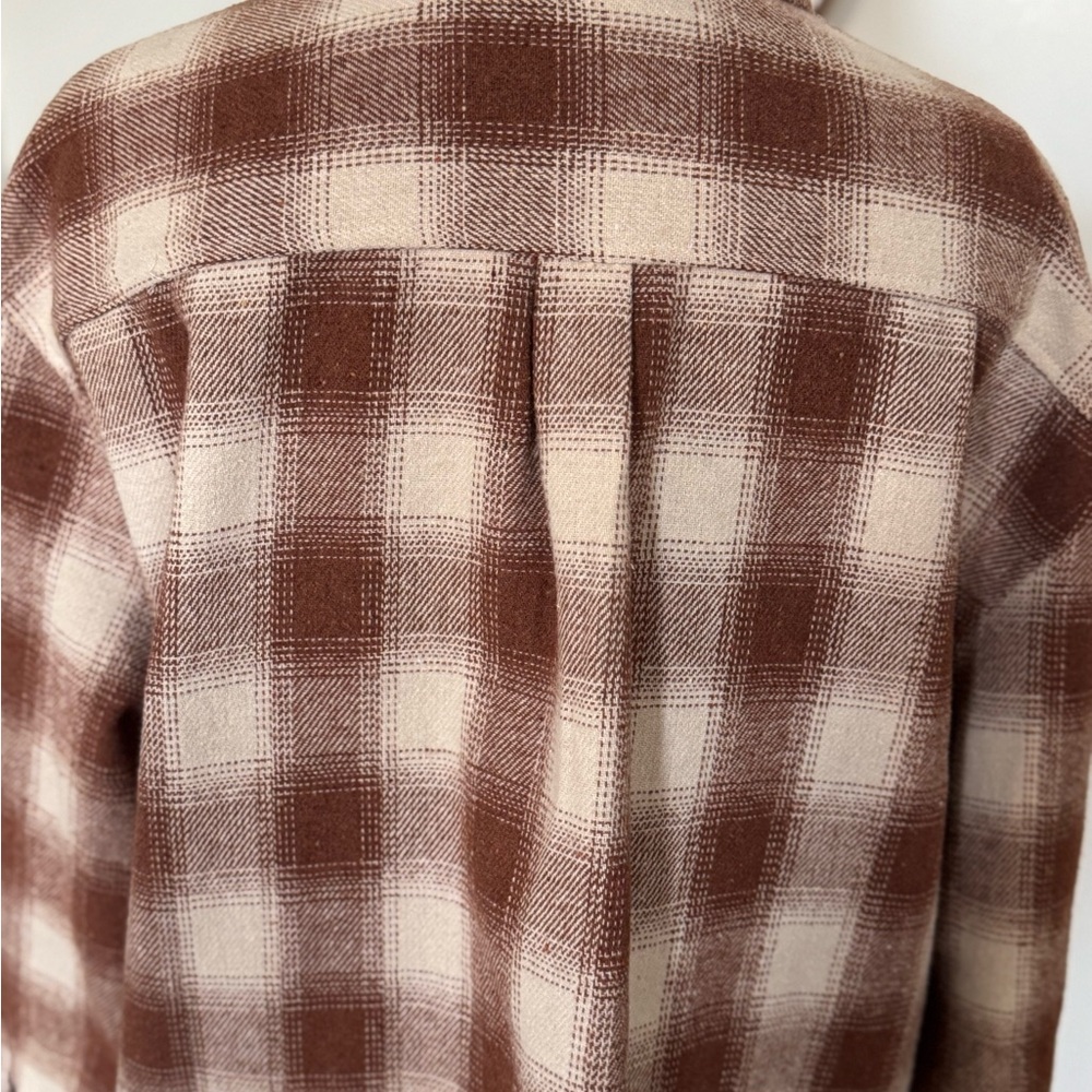 Simply Southern Brown Plaid Button Down Shirt - Picture 11 of 15
